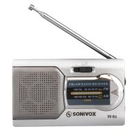 GÜMÜŞ RENK CEP TİPİ ANALOG FM RADYO VS-R3