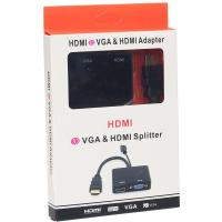 HDMI TO VGA + HDMI SPLITTER ÇEVİRİCİ ADAPTÖR