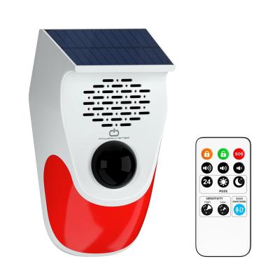 KUMANDALI SOLAR SESLİ IŞIKLI 120DB ALARM SİSTEMİ