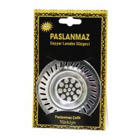 PASLANMAZ SEYYAR METAL LAVABO SÜZGEÇİ