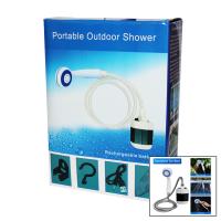 PORTABLE OUTDOOR SHOWER SU-PMP ŞARJLI TAŞİNABİLİR - SEYYAR DUŞ SETİ POMPA - HORTUM - D.BAŞLIK