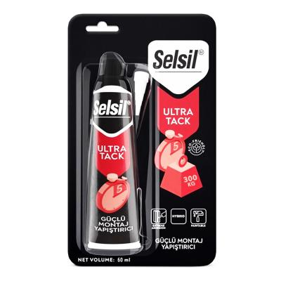 SELSİL MONTAJ YAPIŞTIRICI BEYAZ ULTRA TACK 60ML