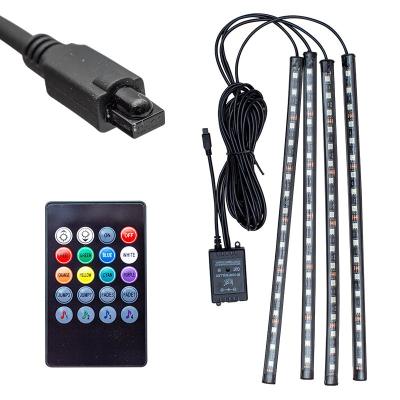 SESE DUYARLI ARAÇ İÇİ KUMANDALI RGB LED ANİMASYON KİT