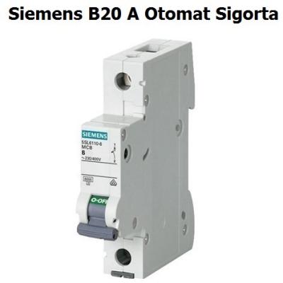 SIEMENS B20 SİGORTA