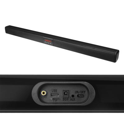 SİYAH 2X10W 12V/1.5A BT+USB+AUX+TF KARTLI EV SİNEMA SOUNDBAR HOPARLÖR MD-SB102