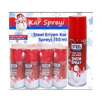 STEEL CK-7597 SNOW SPRAY CAMA YAZAN KAR SPREYİ 150ML