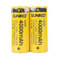 SUNKKO 3.7 VOLT 4000 MAH 26650 ŞARJ EDİLEBİLİR PİL  (TEKLİ)