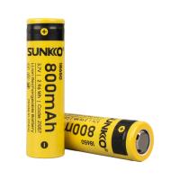 SUNKKO 3.7 VOLT 800 MAH 18650 ŞARJ EDİLEBİLİR PİL  (TEKLİ)