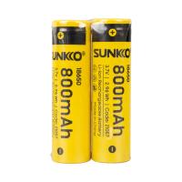 SUNKKO 3.7 VOLT 800 MAH 18650 ŞARJ EDİLEBİLİR PİL  (TEKLİ)