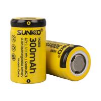 SUNKKO 3.7 VOLT 300 MAH 14250 ŞARJ EDİLEBİLİR PİL  (TEKLİ)