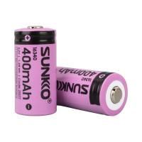 SUNKKO IFR 3.2 VOLT 400 MAH 16340 ŞARJ EDİLEBİLİR PİL  (TEKLİ)