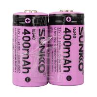 SUNKKO IFR 3.2 VOLT 400 MAH 16340 ŞARJ EDİLEBİLİR PİL  (TEKLİ)