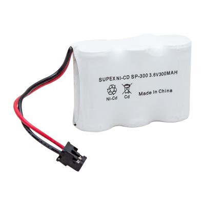 SUPEX NI-CD 3LÜ KISA AÇIK 3.6V 300 MAH TELSİZ TELEFON PİLİ (SP-300)