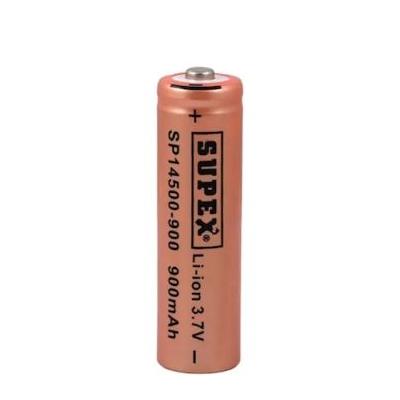 SUPEX SP14500-900S LİTYUM ION 3.7V 900MAH ŞARJ EDİLEBİLİR BAŞLIKLI PİL