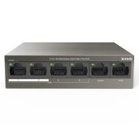 TENDA TEF1106P 2X UPLINK + 4 PORT POE ETHERNET SWITCH 63 WATT