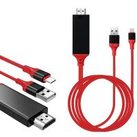 TH+USB TYPE-C TO HDMI + USB 2 METRE KABLO