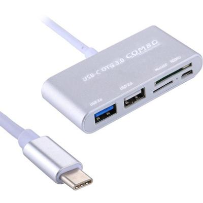 USB TYPE C TO OTG COMBO USB 3.0 HUB+KART OKUYUCU