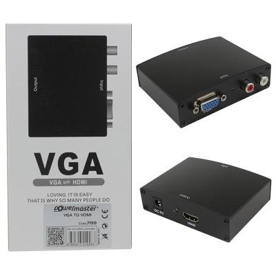 VGA TO HDMI DÖNÜŞTÜRÜCÜ ADAPTÖRLÜ