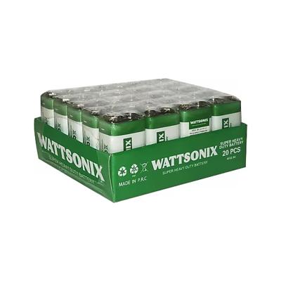 WATTSONIX 9 VOLT PİL (20Lİ PAKET)