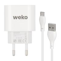 WK-21441 PDU QC 3.0 AMPER ŞARJ BAŞLIK ADAPTÖRÜ + MICRO USB KABLO (NO:1)